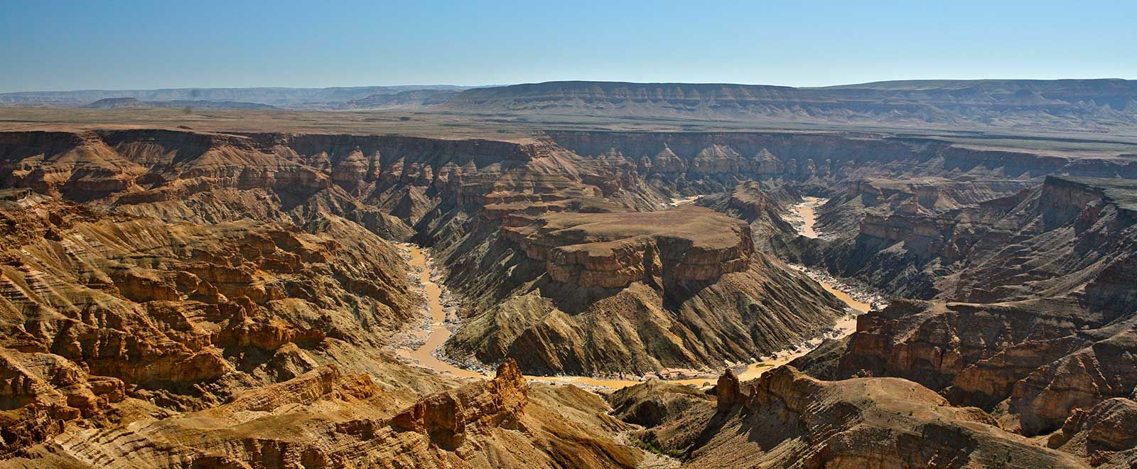 The Fish River Canyon near Grünau, Namibia
